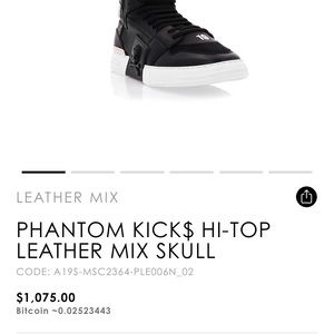 Men size 9 shoes made in Italy Philipp Plein